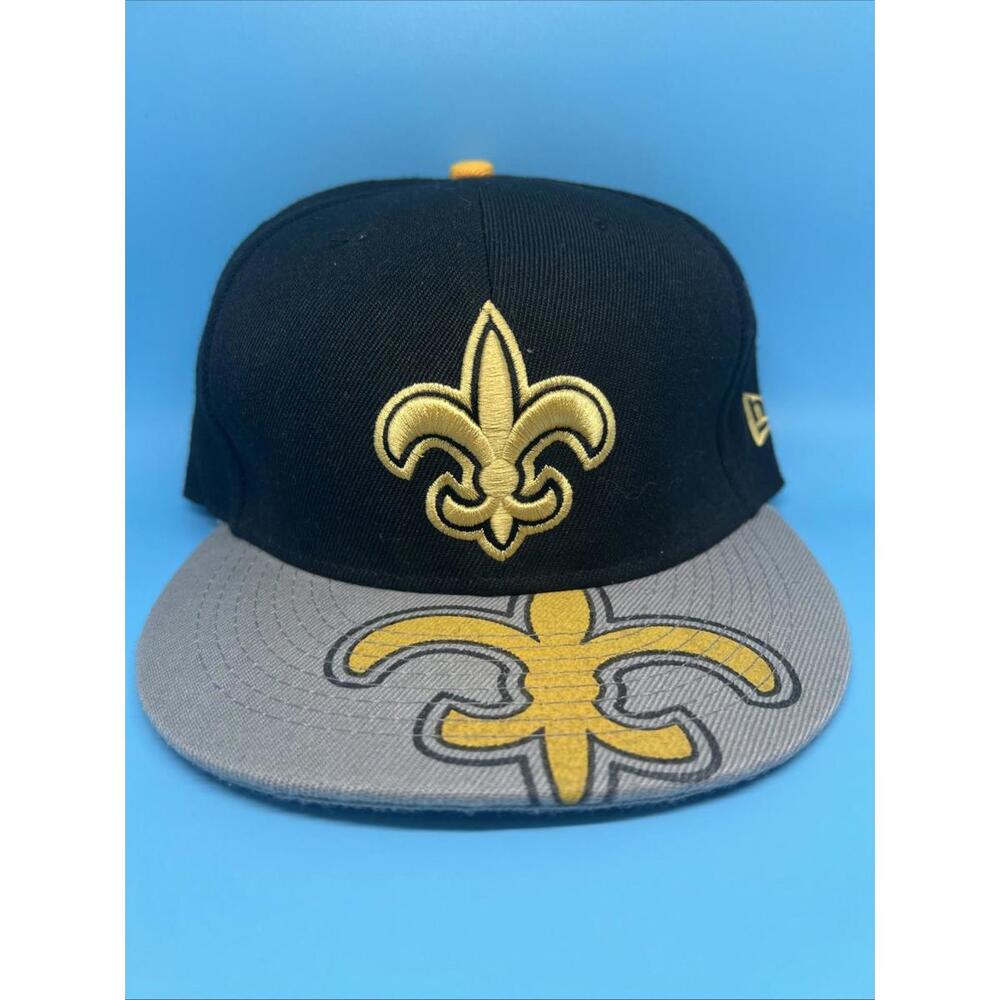 New Orleans Saints New Era Vintage Collection Gold Buckle Snapback Unisex Rare🔥
